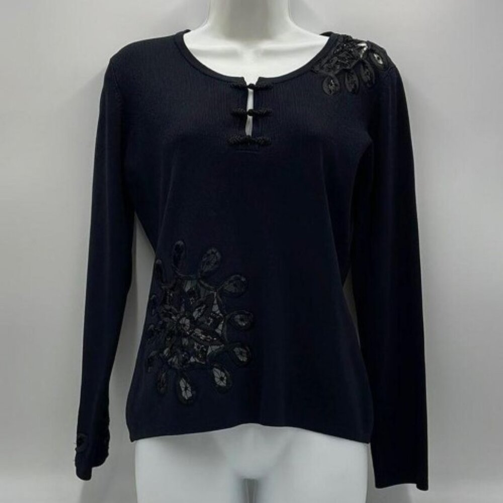 Michelle Nicole floral-cut out blouse